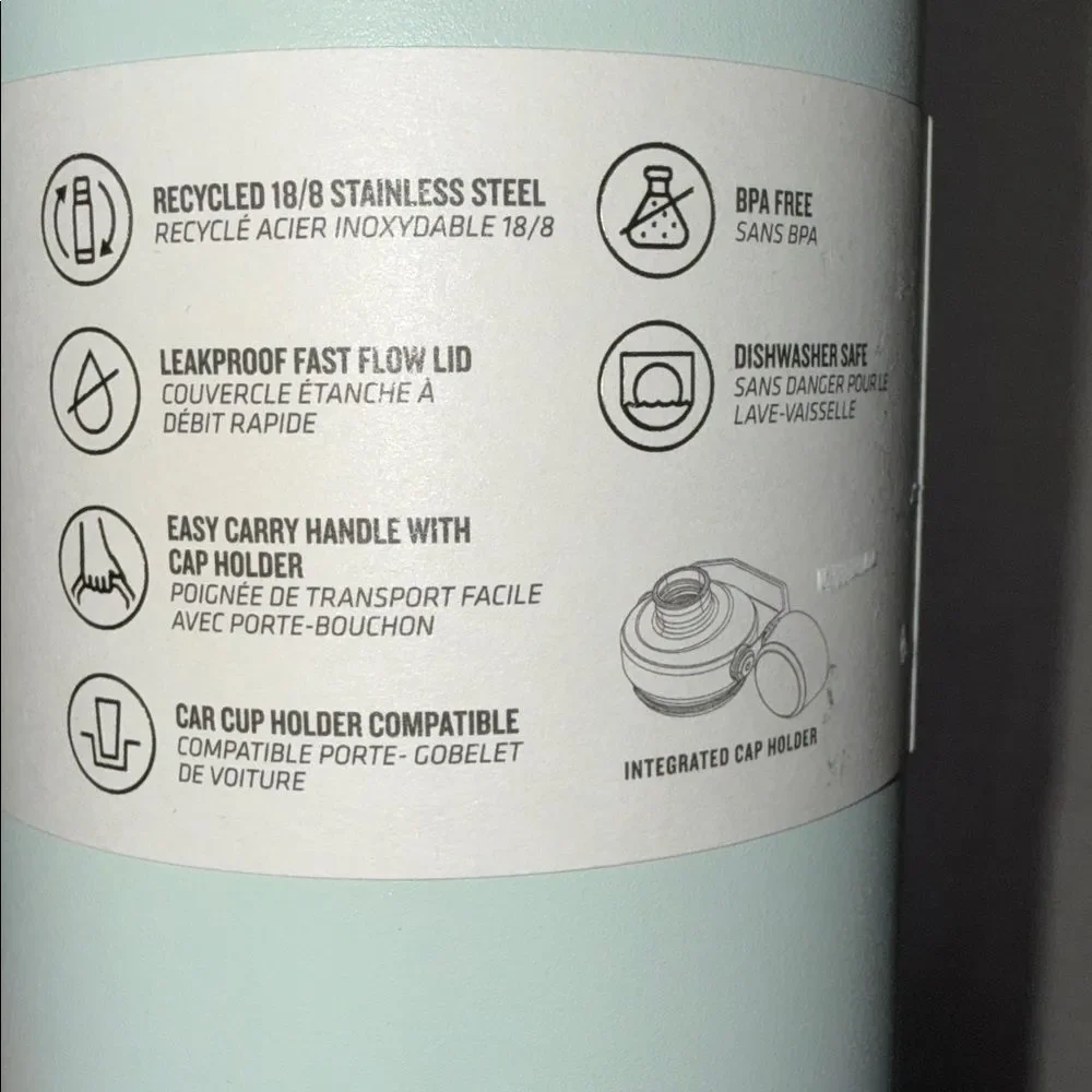Stanley IceFlow (Fast Flow Lid) Bottle in Mint Green - Picture 5 of 6